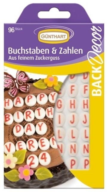 Cake Decoration Letters and Numbers 27g - Suomibox