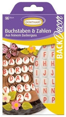 Cake Decoration Letters and Numbers 27g - Suomibox