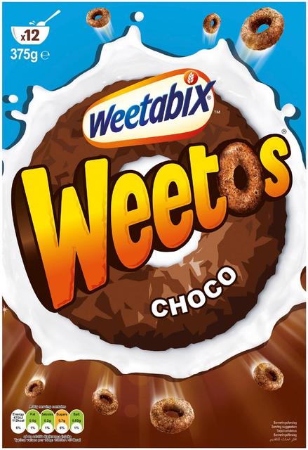 Weetos 375 g chocolate-flavored wheat cereal - Suomibox