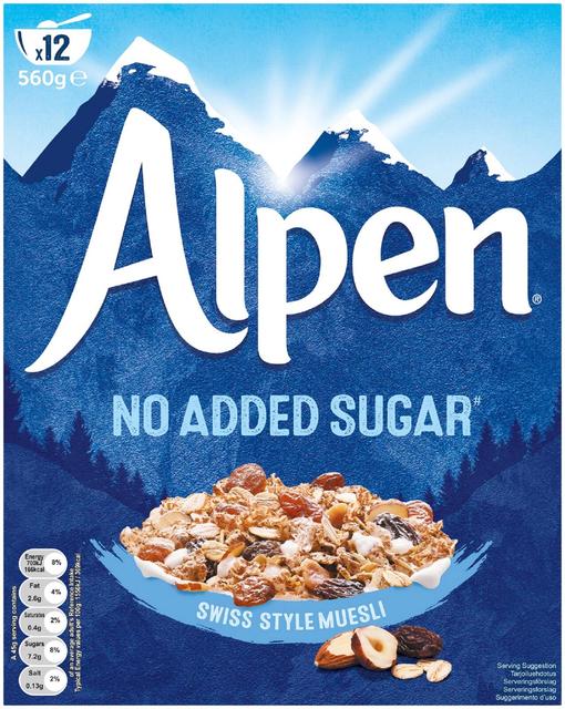 Alpen 560 g unsweetened muesli - Suomibox