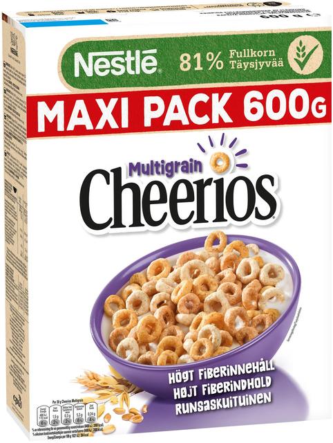 Nestlé Cheerios 600 g crispy multigrain whole-grain cereal - Suomibox