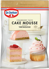 Dr. Oetker Strawberry-Flavored Cake Mousse Powder 130g - Suomibox