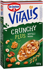 Dr. Oetker Vitalis Crunchy Plus Nutmix Muesli 450 g - Suomibox