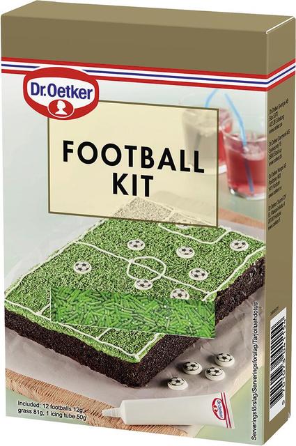 Dr. Oetker Football Kit Decoration Set 135g - Suomibox