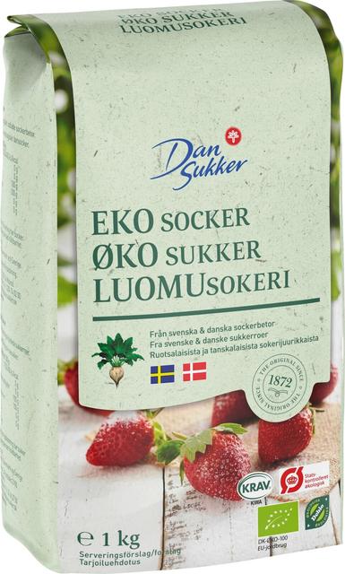 Dansukker Organic Sugar 1kg - Suomibox