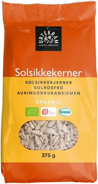 URTEKRAM Organic Sunflower Seeds 375 g - Suomibox