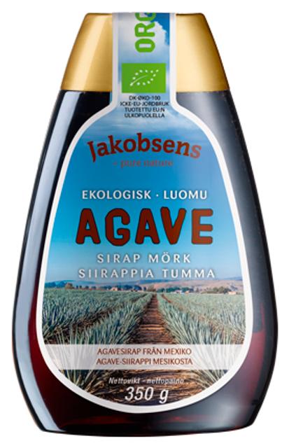 Jakobsens Organic Dark Agave Syrup 350g - Suomibox