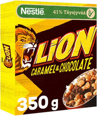 Nestlé Lion 350 g Chocolate and Toffee-Flavored Wheat-Rice Cereal - Suomibox