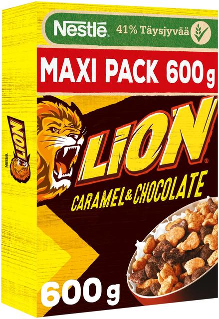 Nestlé Lion 600 g chocolate and toffee-flavored wheat-rice cereal - Suomibox
