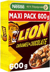 Nestlé Lion 600 g chocolate and toffee-flavored wheat-rice cereal - Suomibox