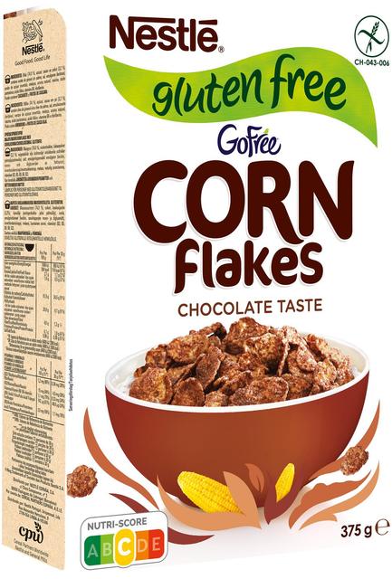 Nestlé GoFree 375 g chocolate-flavored gluten-free corn flakes - Suomibox