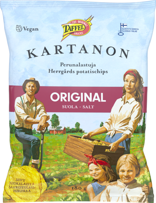 Taffel Kartanon original Snacks 1 Pack of 180g 6.3oz - Soposopo