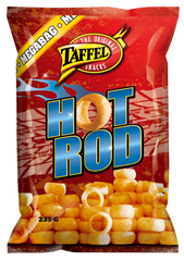 Taffel Hot Rod chips 1 Pack of 235g 8.3oz - Soposopo
