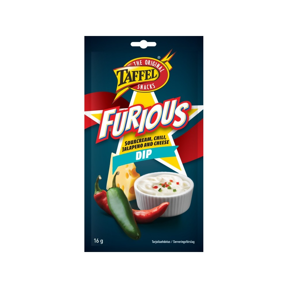 Taffel taco dip Snacks 1 Box of 13g 0.4oz - Soposopo