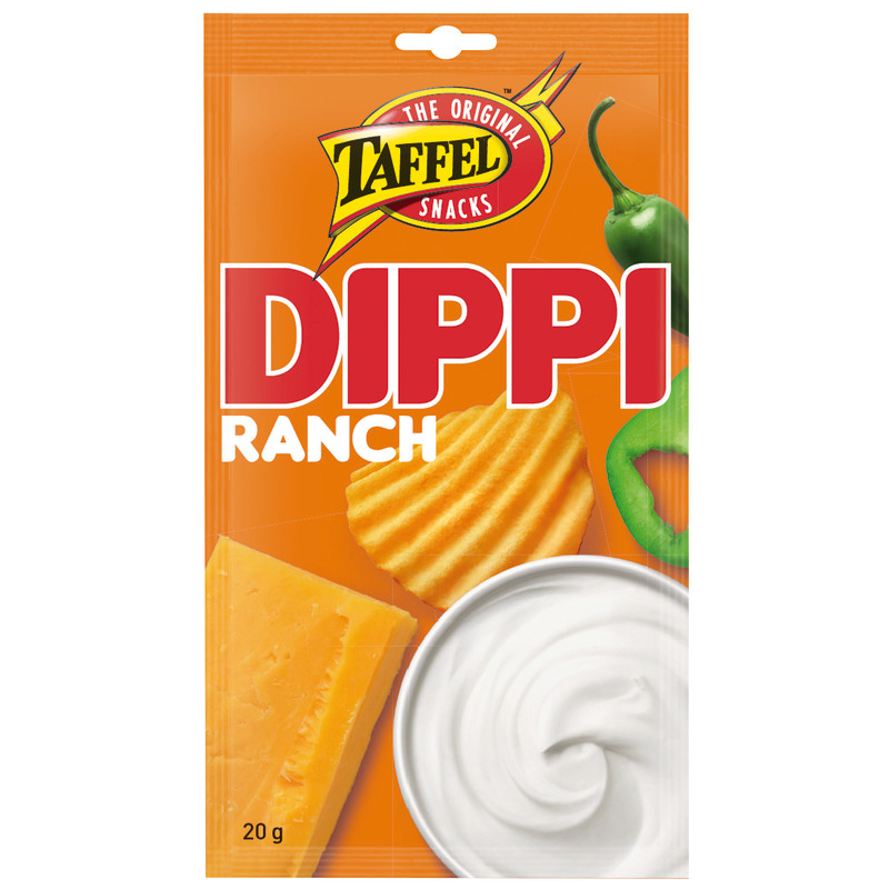 Taffel Ranch dip Snacks 1 Box of 20g 0.7oz - Soposopo
