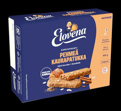 Elovena cinnamon bun flavored soft oat Biscuits 1 Box of 180g 6.3 oz - Soposopo
