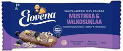Elovena blueberry-white chocolate whole grain snack 100% oats Cookie 1 Bar of 30g 1.1 oz - Soposopo