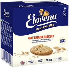 Elovena gluten-free snack oat Cookie 1 Box of 162g 5.7 oz - Soposopo