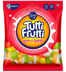 Fazer Tutti Frutti Yoghurt Splash Gummy 1 Pack of 170g 6.3oz - Soposopo