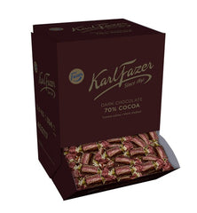 Fazer Karl Fazer 70 % Dark Chocolate 1 Box of 3kg 6.3oz - Soposopo