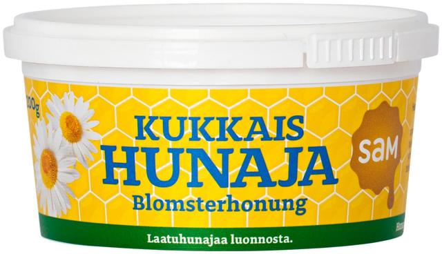 Hunajainen SAM Flower Honey 200g - Suomibox