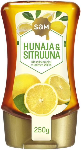 Hunajainen SAM LEMON Honey & Lemon 250g - Suomibox
