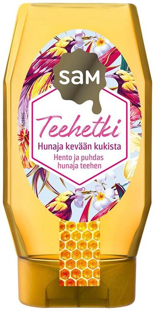 Hunajainen SAM Tea Time Honey 350g (Spring Flowers) - Suomibox