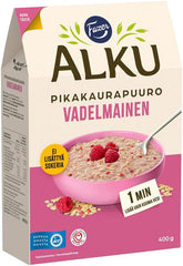 Fazer Alku Raspberry Quick Oat Porridge 400 g - Suomibox