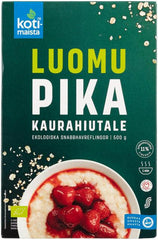 Kotimaista organic quick-cooking oatmeal flakes 500 g - Suomibox