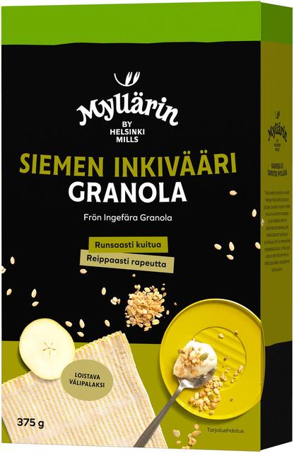 Myllärin Seed-Ginger Granola 375 g - Suomibox