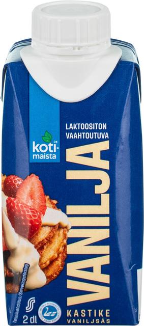 Kotimaista whippable vanilla sauce lactose-free 200 ml - Suomibox