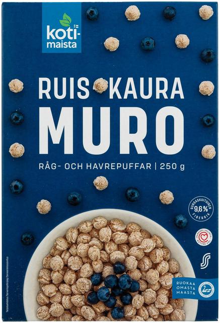 Kotimaista Rye-oat breakfast cereal 250 g - Suomibox