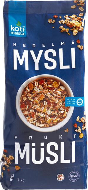 Kotimaista fruit muesli 1 kg - Suomibox