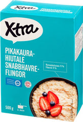 Xtra quick-cooking oatmeal flakes 500 g - Suomibox
