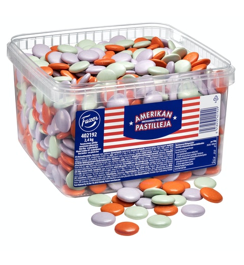 Fazer Americanlentils 2.4kg Chocolate 1 Box of 2.4kg 6.3oz - Soposopo