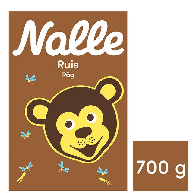 Nalle 700 g Whole Grain Rye Flakes - Suomibox