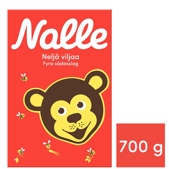 Nalle 700 g four-grain whole-grain flakes - Suomibox