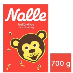 Nalle 700 g four-grain whole-grain flakes - Suomibox