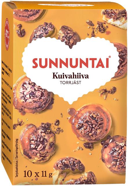 Sunnuntai 10x11g Dry Yeast - Suomibox