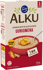Fazer Alku Uuniomena annospikapuuro 200 g (5 x 40 g) - Suomibox