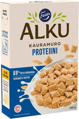 Fazer Alku Protein oat cereal 450 g - Suomibox