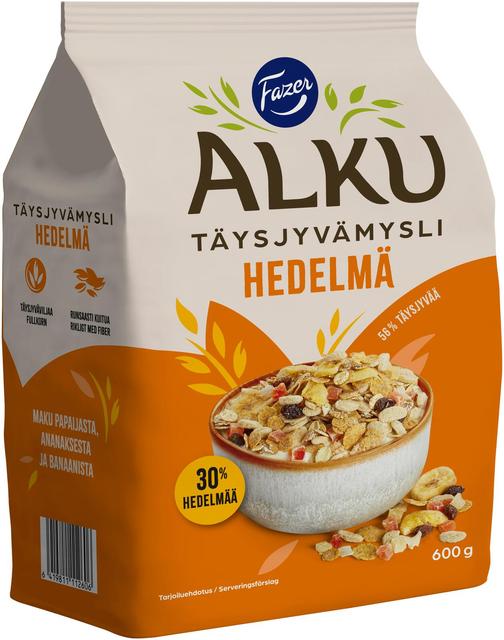 Fazer Alku Fruit Whole-Grain Muesli 600 g - Suomibox