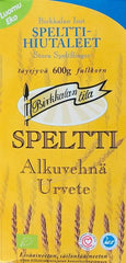 Birkkalan Organic Large Spelt Flakes Whole Grain 600 g - Suomibox