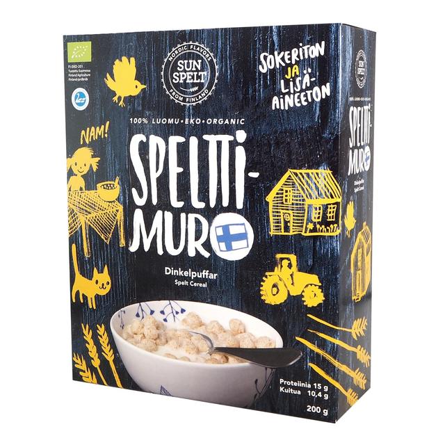 Sunspelt Spelt Cereal 200 g - Suomibox