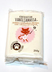 Kinuskikissa Vanilla-Flavored White Sugar Paste 250g - Suomibox