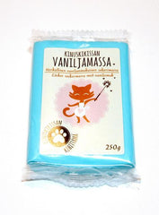 Kinuskikissa Vanilla-Flavored Light Turquoise Sugar Paste 250g - Suomibox
