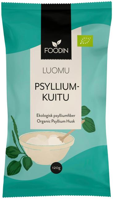 Foodin Organic Psyllium Fiber 120g - Suomibox