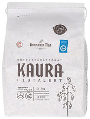Kinnarin Tila Unsteamed Oat Flakes 2 kg - Suomibox