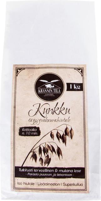 Krannin Tila 1 kg Premium Whole-Grain Oat Flakes - Suomibox