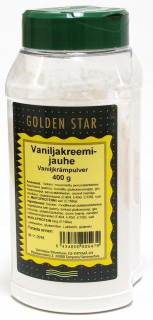 Golden Star Vanilla Cream Powder 400g - Suomibox